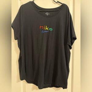 Nike Women's Rainbow Tee - Black 2X NWT